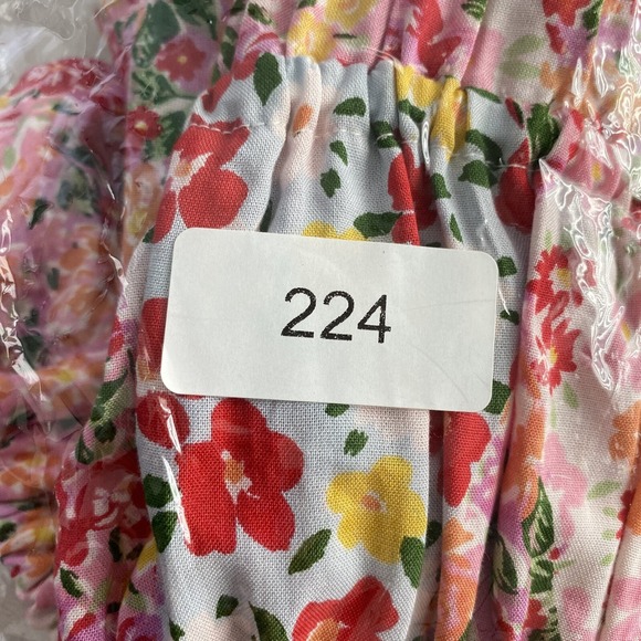 NWT‎ Angie Mini Dress Women Sz S Colorful Floral Cottagecore - Picture 8 of 8
